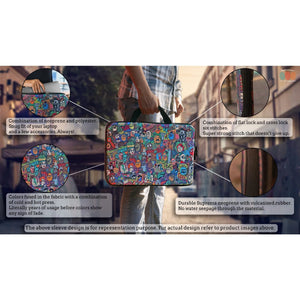 ARTISTIC PAINT DFY Chain Pouch Laptop Macbook Sleeve